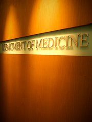 Department of Medicine Doorway